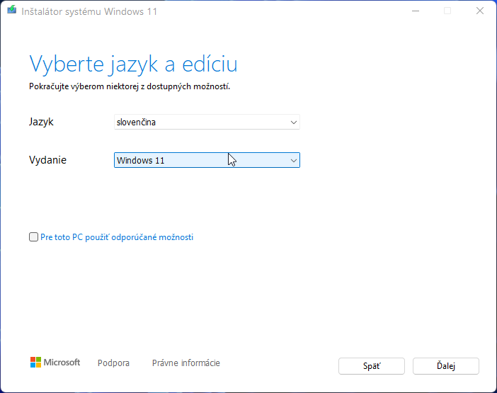 2021-10-05 15_07_33-Inštalátor systému Windows 11